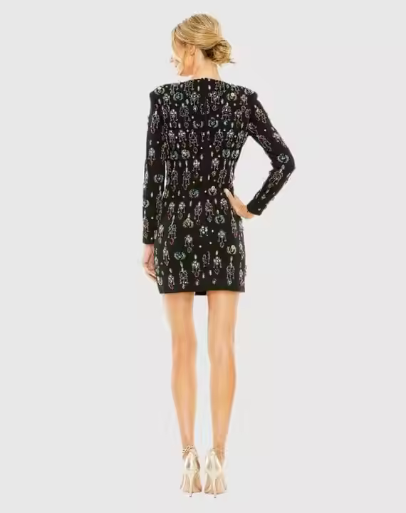 Floral Embellished Beaded Embroidered Sequined Maxi Dress Sleeveless Sweetheart Neckline Frill Mermaid Silhouette for Cocktail